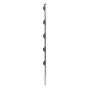 EPCOM INDUSTRIAL SYS-POST-3 – Poste de Paso para Cerca Electrificada / 1.2 m (3.9 ft) / Tubo Galvanizado Cal. 18 / 1" Diámetro / 5 Aisladores / Fijación en Concreto
