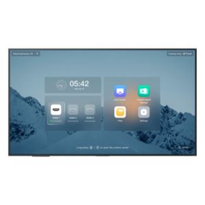 YEALINK MD-65 – Pantalla Profesional / 65" / 4K UHD IPS / Wi-Fi 6 Dual Band / Bluetooth 5.1 / HDMI 2.0 x3 / Integración MTR