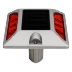ACCESSPRO AC-LED – Señalizador Vial Solar / 6 LED Intermitentes / Alcance Visual 800 m (2624.7 ft) / Autonomía 108 h / IP68 / Carga 20000 kg / -25°C a +75°C