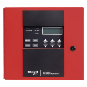 SILENT KNIGHT BY HONEYWELL 6855 – Anunciador remoto / 4x20 caracteres / RS-485 / Gabinete con llave / LED estado en tiempo real