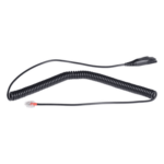 YEALINK QD-TO-RJ9-CORD – Cable QD a RJ9 / Audio HD / Conexión Diademas a Teléfonos de Escritorio / Anti-enredos / Uso Intensivo