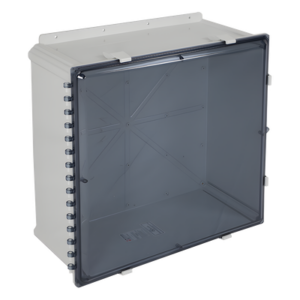 STI EP242410-T – Caja de Policarbonato / Puerta Tintada / 24x24x10 pulgadas (2x2x0.83 pies) / IP66 / UL/cUL Interior-Exterior