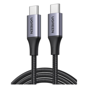 UGREEN 90440 – Cable USB-C a USB-C / 2 m (6.6 ft) / Carga 240W / PD3.1 / 480 Mbps / Aluminio / Nylon Trenzado