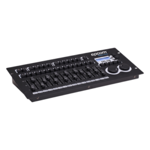 EPCOM PROAUDIO EPL256 – Controlador DMX / 256 Canales / 16 Fixtures / 135 Figuras Vectoriales / 80 Playbacks / 2 Puertos DMX Aislados / Rack 19"