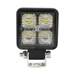 ECCO EW2B2PCP – Luz de Trabajo LED / 800 Lúmenes / 4 LEDs 10 W / Alcance 75 m (246.1 ft) / 12-24 VCD / IP67 e IP69K