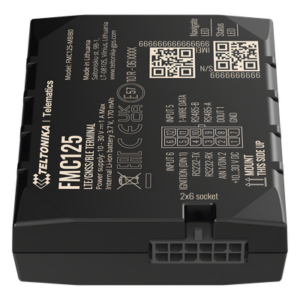 TELTONIKA FMC125 – Rastreador Vehicular GPS / 4G LTE CAT 1 / 2G / Dual SIM / RS485 / RS232 / Bluetooth / DualCam / 170 mAh