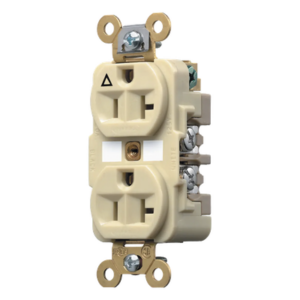 HUBBELL HUB-IG5362I – Contacto Dúplex Industrial / 20 A / 125 V / 2 Polos 3 Hilos / NEMA 5-20R / 0.66 ft Cable