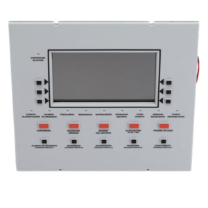 NOTIFIER LCD-160-SP – Anunciador Remoto LCD / 640 Caracteres / Textos en Español / Teclado de Goma / Puerto RDP 1219 m (4000 ft) / 160 Caracteres Visibles