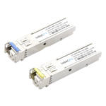 LINKEDPRO BY EPCOM LP-SFP-BD-1G-20 – Transceptor Óptico SFP Bidireccional / Monomodo 1310 & 1550 nm / 1.25 Gbps / 1000BASE-BX / LC/UPC Simplex / DDM / Alcance 20 km (65,616 ft) / 2 Piezas