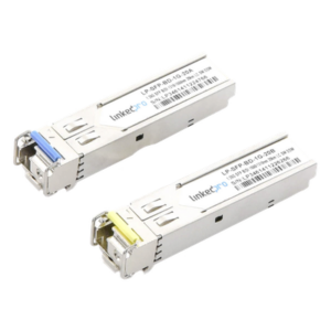 LINKEDPRO BY EPCOM LP-SFP-BD-1G-20 – Transceptor Óptico SFP Bidireccional / Monomodo 1310 & 1550 nm / 1.25 Gbps / 1000BASE-BX / LC/UPC Simplex / DDM / Alcance 20 km (65,616 ft) / 2 Piezas