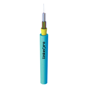 LINKEDPRO BY EPCOM LP-IC-OM3-R-12 – Cable de Fibra Óptica Multimodo OM3 50/125 / 12 Hilos / Tight Buffer 900µm / OFNR Riser / Dieléctrico / Hasta 2000 m (6562 pies)