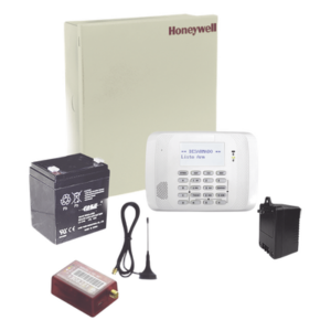 HONEYWELL HOME RESIDEO VISTA48MN02 – Kit de alarma / Panel VISTA-48LA / Comunicador 4G LTE-M/5G MN01LTEM / Teclado inalámbrico / 2 años de servicio