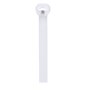 PANDUIT BT3S-C – Cincho de Nylon 6.6 / 305 mm (12.0 ft) largo x 4.7 mm ancho / Tensión 222 N / Bloqueo Acero Inoxidable / UL 62275 / Paquete 100 pz
