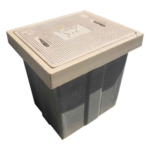 LINKEDPRO BY EPCOM LPRL1T3T – Registro de Telecomunicaciones / 1 Tapa / Resistencia 3 Toneladas / Uso Peatonal / Diseño Compacto