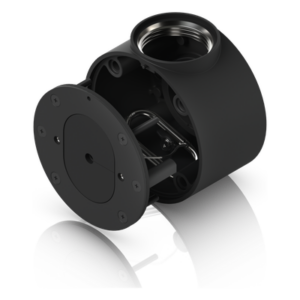 UBIQUITI UACC-CAMERA-CJB-B – Caja de Conexiones Antimanipulación / Cámaras Dome y Turret / Conduit 3/4" / Montaje Superficie, Poste y Colgante / Aluminio y Policarbonato / Compatible UVC-G5/G6