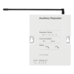 LUTRON ELECTRONICS RRAUXREP – Repetidor RF / Alcance 305 m (1000 ft) / Enlace RS485 o Inalámbrico / Hasta 4 Unidades por Sistema / Memoria ante Fallas
