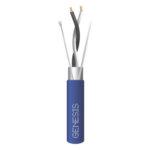 GENESIS 3320-2106 – Cable de Comunicación / EIA-485 2x22 AWG / Blindado Trenzado / Plenum / Bobina 305 m (1000 ft) / Azul