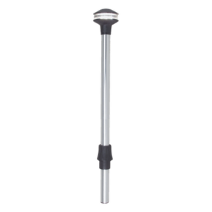 PERKO 1440-DP5-CHR – Luz de Poste para Navegación / USCG 2 Millas Náuticas / 12 VDC / 0.89 A / 1 m (3.28 ft) / Embarcaciones <20 m Eslora / Lente Estriada