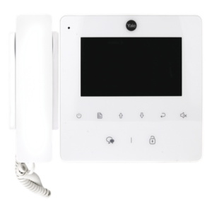 ASSA ABLOY 80126 – Kit de VideoPortero YDV4702: Frente de Calle y Monitor/ Hasta 16 Monitores/ Función Guardia