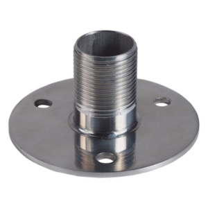SHAKESPEARE 4710 – Soporte de Antena / Montaje Recto 1" / Acero Inoxidable / Base con Brida / 2.54 cm