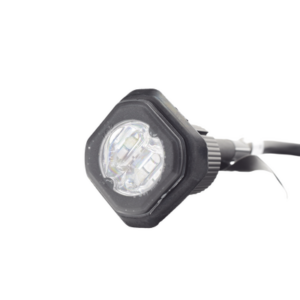 ECCO ED9040RB – Estrobo Empotrable LED / 6 LED / Rojo/Azul / 69 Patrones de Flash / 12-24 VDC / IP Equivalente SAE Clase I