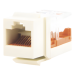 PANDUIT NK5E88MIWY – Jack Keystone / Cat 5e / 8P8C / Leadframe / T568A-B / Sin Blindaje / Blanco Mate