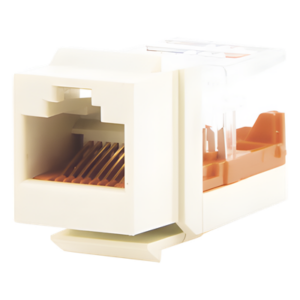 PANDUIT NK5E88MIWY – Jack Keystone / Cat 5e / 8P8C / Leadframe / T568A-B / Sin Blindaje / Blanco Mate