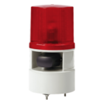 QLIGHT S125DML-WS-110220-R – Baliza LED con Sirena / 5 Tonos 105 dB / 4 Modos de Destello / 110-220 VCA / IP54 / -30°C a +50°C