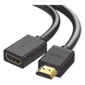 UGREEN 10141 – Cable Extensor HDMI / 1 m (3.28 ft) / 4K@60Hz / 3D / HDR / Macho a Hembra / Cobre Estañado / Transmisión Estable