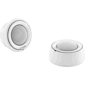 JL AUDIO 10-03379-00 – Tweeter de Componentes Náutico JL Audio M6 / 1" (25.4 mm) / Cúpula de Seda / Alta Potencia y Amplia Dispersión / Resistencia a Corrosión y UV / Soportes de Montaje Blancos / Anillo Embellecedor Blanco