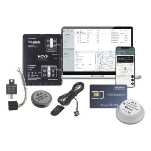 RUPTELA HCV5KITMAG2 – Kit Localizador 4G LTE / Anti-Jammer Ajustable / CAN Bus FMS-J1708-J1939 / Paro Motor Automático / Bluetooth / 1 Año Datos