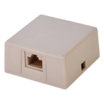 SYSCOM 154-3008 – Modular Jack / 6 Posiciones / 6 Contactos / Terminales de Cobre Fosforoso / Color Blanco