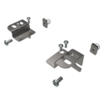 HOFFMAN ELA02SF – Soportes de Montaje Atornillable / Perfil Bajo / Slide-and-Lock / Acabado Galvanizado / 2 Piezas