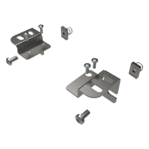 HOFFMAN ELA02SF – Soportes de Montaje Atornillable / Perfil Bajo / Slide-and-Lock / Acabado Galvanizado / 2 Piezas