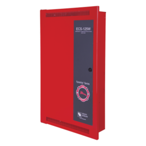 SILENT KNIGHT BY HONEYWELL ECS125W – Amplificador de Evacuación por Voz / 125 W / 4 Circuitos de Altavoz Expandibles a 8 / Fuente con Respaldo de Batería / Supervisión 6 Hilos