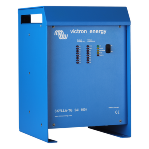 VICTRON ENERGY CSIP6524/35 – Cargador de Baterías Marino / 24 V / 100 A / Entrada Universal 90-265 VCA y 90-400 VCC / Bancos 500-1000 Ah / Homologación GL Categoría C EMC1