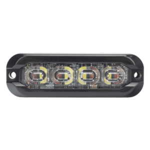 ECCO ED3793RW – Luz de Advertencia Direccional Flexible / 8 LED Dual Color / 69 Patrones de Destello / IP69K / IP67 / SAE Clase I y II / 12-24 V
