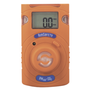 MACURCO - AERIONICS PM100-SO2 – Monitor de Gas Personal / SO₂ / Sensor Electroquímico / Alarma Triple / Pantalla LCD / Diseño Industrial