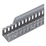 PANDUIT H2X2LG6 – Canaleta Ranurada Tipo H / 55.1 mm Ancho / 50.3 mm Alto / 6 ft (1.8 m) Largo / PVC Libre de Plomo / UL94V-0