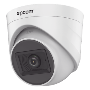 EPCOM PROFESSIONAL E8-TURBO-G2P/A – Cámara Domo TURBOHD / 2 Megapixel / Gran Angular 106.4° / IR 20 m (65.6 ft) / Audio por Coaxitron / Interior / 4 Tecnologías