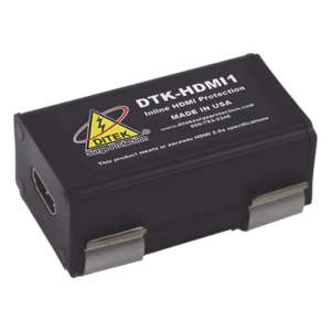 DITEK DTKHDMI1 – Protector HDMI / 2.0a y HDCP 2.2 / 4K UHD 60Hz / Carcasa Aluminio Blindada / 63x35x25 mm / 2.5x1.4x1.0 in