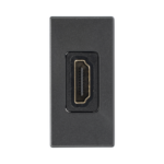 SIMON SM-HDMI-N – Módulo HDMI / Conector Hembra-Hembra / Full HD y 4K / Acabado Negro / Sistema Modular K45