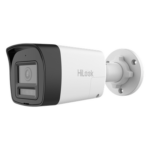HiLook by HIKVISION THC-B157-LTS – Cámara Bala TURBOHD / 5 Megapixel / Dual Light 30 m (98.4 ft) IR + 20 m (65.6 ft) Luz Blanca / Audio Bidireccional / IP67 / Metal