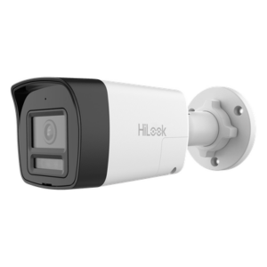 HiLook by HIKVISION THC-B157-LTS – Cámara Bala TURBOHD / 5 Megapixel / Dual Light 30 m (98.4 ft) IR + 20 m (65.6 ft) Luz Blanca / Audio Bidireccional / IP67 / Metal