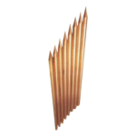 TOTAL GROUND TG-VAR-3034 – Varilla de Puesta a Tierra / Acero AISI 1018 / Recubrimiento de Cobre Electrolítico / Diámetro 3/4" / Longitud 3 m (9.8 ft)