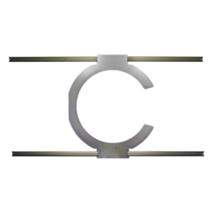 TRUAUDIO B-6UL – Soporte de techo abatible / Puente de mosaico universal / 24' x 12.25' x 0.5' / Acero rígido