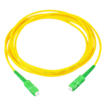 LINKEDPRO BY EPCOM LP-FO-SCA-SCA-02 – Jumper de Fibra Óptica / SC/APC a SC/APC / Monomodo OS1/OS2 / Simplex / 2 m (6.56 pies) / Forro PVC / 2 mm