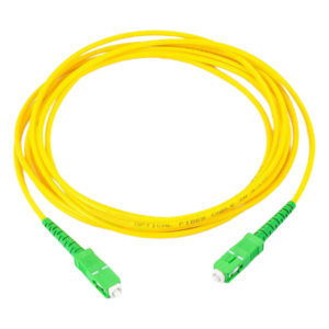 LINKEDPRO BY EPCOM LP-FO-SCA-SCA-02 – Jumper de Fibra Óptica / SC/APC a SC/APC / Monomodo OS1/OS2 / Simplex / 2 m (6.56 pies) / Forro PVC / 2 mm