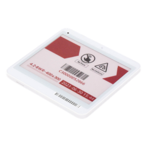ACCESSPRO AP-TAG-42B/R – Etiqueta Electrónica de Tinta Electrónica / Pantalla EPD 4.2 Pulgadas / Resolución 400x300 / Bluetooth 5.0 de Bajo Consumo / IPX7 / Duración 5 Años