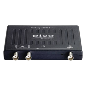 2206B – Osciloscopio para PC / 2 Canales / 50 MHz Ancho de Banda / 500 MS/s / AWG 1 MHz / USB / 164 pies (50 m) equivalente